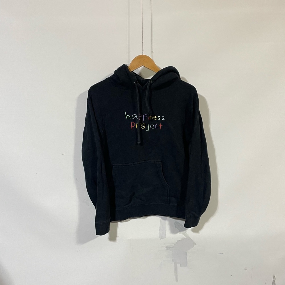 Happiness project fleece hoodie sweatshirt
